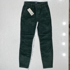 NWT Dockers Women’s EU 33R Weekend Chino Skinny Fit Ankle Pants, Green